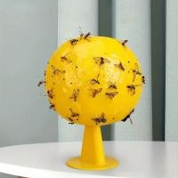 ราคา กับดักเหนียวแมลงบินดักลูกบอลที่มีประสิทธิภาพ Fly Catcher Killer ผลไม้ Fly Killer สําหรับพืชจับแมลงผลไม้ (24465724201)