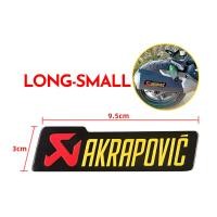 ราคา COD วัสดุอลูมิเนียมทนทาน สติ๊กเกอร์ติดท่อ เพลทติดท่อ Akrapovic 3M งานอลูมิเนียมทนร้อน ทนความร้อนและไม่หลุดง่าย (24197196174)