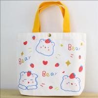 ราคา Belfoyer กระเป๋าผ้าใบมือถือขนาดเล็กสำหรับเป็นของขวัญโรงเรียนอนุบาลสไตล์น่ารักกระเป๋าผ้าใบผ้าใบลายการ์ตูน (23965382941)