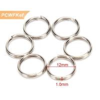 ราคา PCWFKef พวงกุญแจ100ชิ้น ล็อตแบบ DIY พวงกุญแจห่วงโลหะแบบแยกห่วง (24617394112)