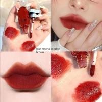 ราคา เกาหลี Velvet Matte Lipstick ของเหลว Ice Cube Velvet ล้างลิปกลอส Pigment ลิปกลอส Matte Lipstick (16850126203)
