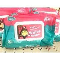 ราคา 10 ห่อ 37 กระดาษทิชชู่เปียก 1 ซองมี 80 แผ่น ทิชชู่เปียกเด็ก ทิชชู่เปียก แผ่นทำความสะอาด Wet Wipe Baby Wipes (23612085495)