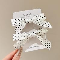 ราคา กิ๊บติดผมลายจุดสไตล์บัลเล่ต์สำหรับเด็กผู้หญิงน่ารัก หน้าม้าปัดข้าง กิ๊บหนีบผม (24554099947)