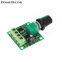 ราคา DomeDecor 1 8V 3V 5V 6V 12V 2A PWM DC MOTOR SPEED CONTROLLER ตัวแปรความเร็ว Governor Switch SWITCH Function 1803BK (22520038487)