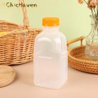 ราคา ChicHaven ขวดน้ำสำหรับเด็กใส1ชิ้น320 500มล ขวดน้ำผลไม้พลาสติกขวดน้ำดื่มนมสัตว์เลี้ยงพร้อมฝาปิดภาชนะสำหรับตั้งแคมป์เดินป่า (23046918786)
