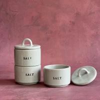ราคา กระปุกเกลือ กระปุกใส่เกลือ กระปุกเซรามิค แบบมีฝาปิด AT1CERAMIC (24225899736)