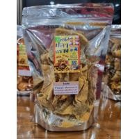 ราคา หนังปลาทอดกรอบ เขย่าผง รสไข่เค็ม (21598392977)