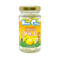 ราคา วิตามินซี Vitamin C วิตามิน เด็ก อาหารเสริมเด็ก ลูกอม ตรา Moo Cow ขนาด 60 กรัม รสส้ม มะนาว สตอเบอร์รี่ (15225132462)