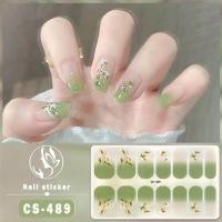 ราคา 2025 เล็บปลอม แฟชั่นเกาหลี กาวติดเล็บปลอม nail sticker สวยหรู ดูพรีเมี่ยม เล็บปลอมสติ๊กเกอร์ 14ชิ้น เล็บปลอม (23586242398)