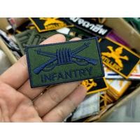 ราคา อาร์มทหารราบ อาร์มปักผ้า ทหารราบ อาร์มเหล่าราบ 6 5x4cm (22665686102)