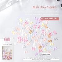 ราคา Read Stock 100PCS Nail Art Mini Ankola Red Jewelry Red Tie Ribbon Resin Charm Three dimensional Nail Decoration Manicure Tool For Nail Shop (24194539157)