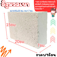 ราคา อิฐมวลเบา ขนาด 15x20 ซม หนา 7 ซม อิฐปลูกต้นไม้ หิน ปูน อิฐบล็อก อิฐ กันเสียง ซ่อมกำแพง ซ่อมผนัง ปิดรูหนู ลดเสียง BP (22074018907)