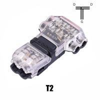 ราคา TONYOOG 1Pcs สำหรับสายไฟสายไฟ ขั้วต่อสายไฟแบบเสียบได้ ตัวเชื่อมต่อรถยนต์ แถบเชื่อมต่อสายเคเบิล คีมสายไฟฟ้า กันน้ำกันน้ำได้ 2Pin ขั้วต่อยึด (23387777629)