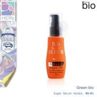 ราคา Green bio Super Serum Keratin เซรั่มบำรุงผม กรีนไบโอ ซุปเปอร์ เซรั่ม 45 มล บำรุงผมแห้งเสีย แตกปลาย (16846780927)