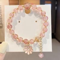 ราคา สร้อยข้อมือลูกปัดดอกไม้คริสตัลเย็นๆ สไตล์สาวญี่ปุ่นและเกาหลี (23718872514)