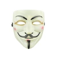 ราคา 1PC Halloween Masquerade Plastic Mask Horror Ghost Face Mask V For Vendetta Mask Full Face Male Hip hop Mask (22736541253)
