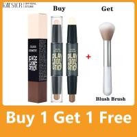 ราคา Buy 1 Get 1 Free Face Concealer Contouring for Face Highlighters Pen 3D Makeup Corrector Concealer Contour Stick Cosmetic (23033237653)