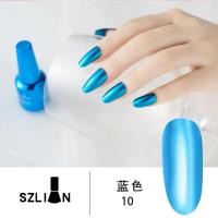 ราคา ยาทาเล็บกระจกสีเงินเมทัลลิก ใหม่ ติดทนนาน ไม่สามารถลอกออกได้ UV LED (24406678867)