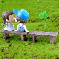 ราคา TX 2pcs มินิไม้ม้านั่งบ้านเครื่องประดับ figurines DIY Aquarium dollhouse Decor (24477606154)