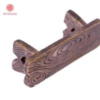 ราคา MYRIADE ม้านั่งไม้ขนาดเล็ก2ชิ้นของตกแต่งบ้านรูปแกะสลักสำหรับตู้ปลา ของตกแต่งบ้านตุ๊กตา (23962775192)