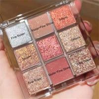 ราคา การจัดส่ง 2 3 วัน อายแชโดว์เนื้อแมท พาเลตต์ 9 สี อายแชโดว์เนื้อชิมเมอร์ กลิตเตอร์ ติดทนนาน เมคอัพ เครื่องสำอาง (24442291526)