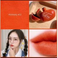 ราคา 7870 03ลิปจุ่มคิสบิวตี้ ลิปรูปหัวใจ Kiss Beauty ลิปจุ่มเนื้อแมก สีสวยติดทนนาน (24568982657)