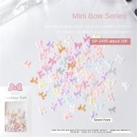 ราคา Read Stock 100PCS Nail Art Mini Ankola Red Jewelry Red Tie Ribbon Resin Charm Three dimensional Nail Decoration Manicure Tool For Nail Shop (24194539152)