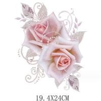ราคา ตัวรีด สติ๊กเกอร์รีดติดผ้าดอกไม้หวาน (21399647773)