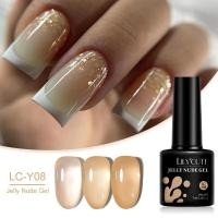 ราคา LILYCUTE 7ml Jelly Nude Pink Peach Gel Nail Polish Spring Summer Transparent Manicure Soak Off UV Colorful Nail Art Gel Varnish (24434213200)