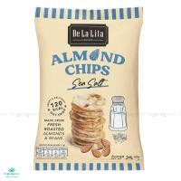 ราคา De La Lita Almond Chips ขนมอบกรอบ อัลมอนด์ชิปส์ ขนมอัลมอนด์และข้าวอัดแผ่น Gluten Free เดอลาลิต้า DeLaLita De Lalita (22756506621)