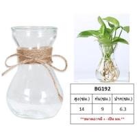 ราคา หลายแบบ แจกันแก้วใส เชือกป่าน แจกันดอกไม้แบบแก้ว แจกันมินิมอล แจกันขวดแก้ว แจกันใส (17441959995)