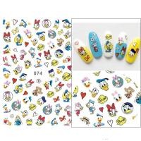 ราคา สติ๊กเกอร์ติดเล็บ 3D ลายการ์ตูน Nail Sticker 3D SHE 46 77 (8217873122)