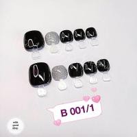 ราคา เล็บเจลราคาถูก เล็บเจล เล็บปลอมสำเร็จรูป เล็บเจลเท้า เล็บปลอมเท้า งานสีเจลทุกขั้นตอน LST012 (20273617136)