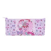 ราคา LVYIMAO Sanrio เคสปากกานักเรียนกระเป๋าใส่ดินสอลายการ์ตูน Kulomi PU ชั้นเดียวเครื่องเขียนกระเป๋าเครื่องเขียนกันน้ำกระเป๋าเก็บของกล่องดินสอ (24315625522)