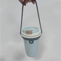ราคา Beverage Cup Tote Bag Mug Sleeve Wrap Colorful Canvas Beverage Cup Bag Durable Handmade Canvas Cup Bag (24198886992)