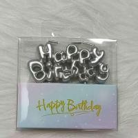 ราคา เทียนวันเกิด HBD Happy Birthday เทียนแฮปปี้เบิร์ดเดย์ เทียนปักเค้ก (23545089733)