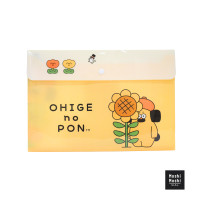 ราคา Moshi Moshi แฟ้ม แฟ้มใส่เอกสาร แฟ้มกระดุมขยายก้น A4 ลาย OHIGE no PON ลิขสิทธิ์แท้ รุ่น 6100005040 5041 (24439563198)