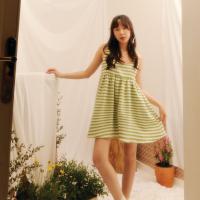 ราคา lookbooklookbook nugget dress green knit ชุดมินิเดรส สีเขียว (21790493350)