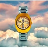 ราคา นาฬิกาข้อมือผู้ชาย RADO The Original Diastar Jubilee Automatic 80th Anniversary 16 Diamonds Limited Edition หมายเลขรุ่น R12013403 หมายเลขเรือนที่ 311 699 ขนาดตัวเรือน 35 มม ตัวเรือน สายสีทอง สแตนเลสสต