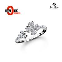 ราคา Jubilee Diamond แหวนเพชร Charming Luck Clover Ring เพชรแท้ เพชรน้ำ 99 (20978103713)