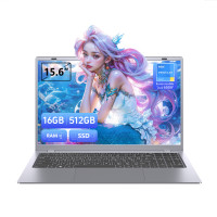 ราคา 2025 Founder รุ่นอัปเกรด แล็ปท็อป Windows 11 ขนาด 15 6 นิ้ว RAM 16GB SSD 512GB Intel Pentium Gold 6500Y พร้อม 2 คอร์ สูงสุด 3 4GHz จอแสดงผล Full HD Office 2024 WiFi5 BT5 0 คอมพิวเตอร์แล็ปท็อปสำหรับธุร