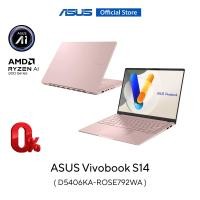 ราคา ASUS Vivobook S 14 OLED D5406KA ROSE792WA Copilot PC 14 Inch thin and light laptop 60HZ WUXGA OLED AMD Ryzen AI 7 350 Processor 24GB LPDDR5X on board AMD Radeon Graphics 1TB M 2 NVMe PCIe 4 0 SSD 13 9