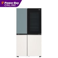 ราคา LG ตู้เย็น ไซด์ บาย ไซด์ 23 1 คิว Inverter สีมิ้น เบจ รุ่น GC Q257CMFW ATEPLMT (21407265699)