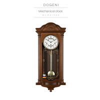 ราคา DOGENI นาฬิกาไขลาน WCW019DB ระบบ ไขลาน MECHANICAL นาฬิกาแขวนผนัง ดีไซน์เรียบหรู (19095127405)