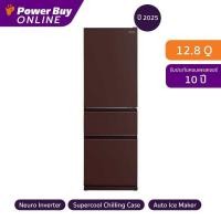 ราคา MITSUBISHI ELECTRIC Smart Freeze ตู้เย็น 3 ประตู 12 8 คิว Inverter สีน้ำตาลมุก รุ่น MR CGX42EY GBR (24662450732)