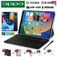 ราคา ซื้อ1แถม8 แป้นพิมพ์ฟรี ใหม่ OPP0 Tab 12 1นิ้ว 5G แท็บเล็ต RAM16GB ROM1TB Tablet Full HD 13 Core แท็บเล็ตถูกๆ รองรับ2ซิมการ์ด Andorid 13 0 4g 5G แท็บเล็ตของแท้ แท็บเล็ตของแท้ 2024 tablet android แท็บเ 