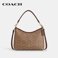 ราคา COACH กระเป๋าสะพายไหล่ผู้หญิงรุ่น Laurel Shoulder Bag In Signature Canvas CV975 IMXHE สีน้ำตาล (24118217196)