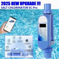 ราคา Thailand Stock Salt Water Pool Chlorinator System Salt Chlorine Generator for Inground Pools Saltwater Pool System with Titanium Cell LED Control Panel Self Cleaning Function Up to 22400 Gallons Pool 