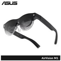 ราคา ASUS AirVision M1 Smart AR Glasses 100 Micro OLED Wearable Display 1100 nits Multi Screen Speakers USB C Magnetic Shade Designed for ROG Ally Steam Deck PC iPhone 16 15 Android Mac Tablet (24556104273