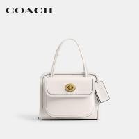 ราคา COACH กระเป๋าโท้ท กระเป๋าทรงสี่เหลี่ยมรุ่น Safari Tote Bag CW643 B4 HA สีขาว (23972495347)